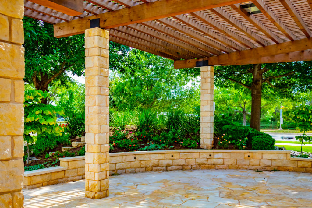 Picture of front patio and flowers.