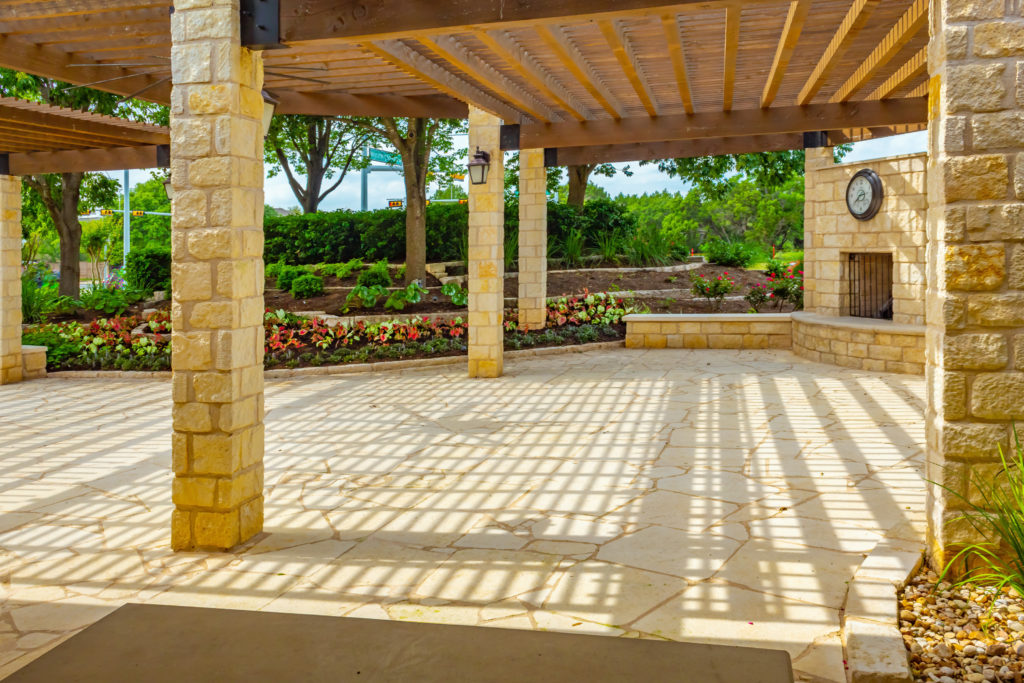 Picture of rear patio.