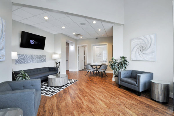 Picture of chairs in entry.