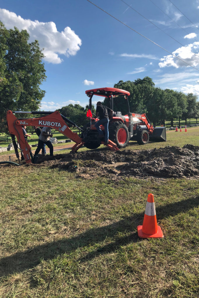 Picture of utility work.